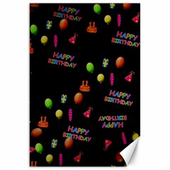 Cartoon Birthday Tilable Design Canvas 20  X 30   by Nexatart