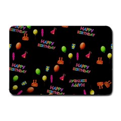 Cartoon Birthday Tilable Design Small Doormat  by Nexatart