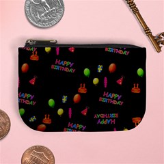 Cartoon Birthday Tilable Design Mini Coin Purses by Nexatart