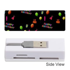 Cartoon Birthday Tilable Design Memory Card Reader (stick)  by Nexatart