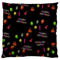 Cartoon Birthday Tilable Design Large Cushion Case (two Sides) by Nexatart