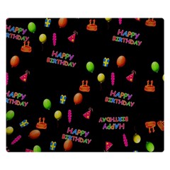 Cartoon Birthday Tilable Design Double Sided Flano Blanket (small)  by Nexatart