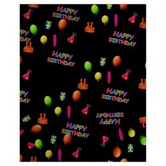 Cartoon Birthday Tilable Design Drawstring Bag (small) by Nexatart