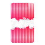 Digitally Designed Pink Stripe Background With Flowers And White Copyspace Memory Card Reader Front