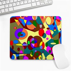 Abstract Digital Circle Computer Graphic Large Mousepads