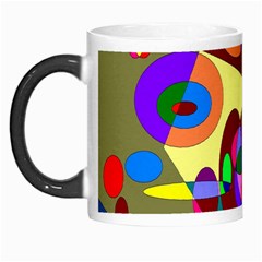 Abstract Digital Circle Computer Graphic Morph Mugs by Nexatart