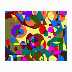 Abstract Digital Circle Computer Graphic Small Glasses Cloth (2-Side)