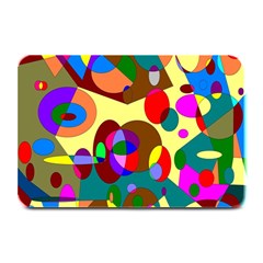 Abstract Digital Circle Computer Graphic Plate Mats by Nexatart