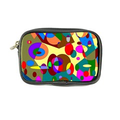 Abstract Digital Circle Computer Graphic Coin Purse