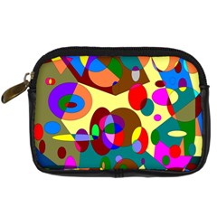 Abstract Digital Circle Computer Graphic Digital Camera Cases