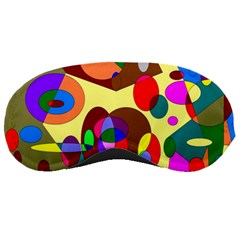 Abstract Digital Circle Computer Graphic Sleeping Masks by Nexatart