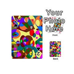 Abstract Digital Circle Computer Graphic Playing Cards 54 (mini)  by Nexatart