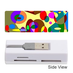 Abstract Digital Circle Computer Graphic Memory Card Reader (Stick) 