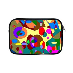 Abstract Digital Circle Computer Graphic Apple Ipad Mini Zipper Cases by Nexatart