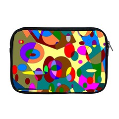 Abstract Digital Circle Computer Graphic Apple Macbook Pro 17  Zipper Case by Nexatart