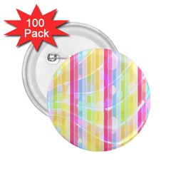 Abstract Stipes Colorful Background Circles And Waves Wallpaper 2 25  Buttons (100 Pack)  by Nexatart