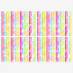 Abstract Stipes Colorful Background Circles And Waves Wallpaper Belt Buckles