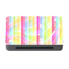 Abstract Stipes Colorful Background Circles And Waves Wallpaper Memory Card Reader With Cf by Nexatart