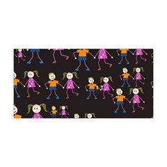 Kids Tile A Fun Cartoon Happy Kids Tiling Pattern Yoga Headband by Nexatart