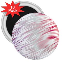 Fluorescent Flames Background With Special Light Effects 3  Magnets (10 Pack)  by Nexatart