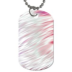 Fluorescent Flames Background With Special Light Effects Dog Tag (one Side) by Nexatart