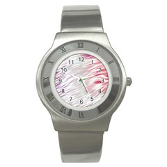 Fluorescent Flames Background With Special Light Effects Stainless Steel Watch by Nexatart