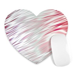 Fluorescent Flames Background With Special Light Effects Heart Mousepads by Nexatart