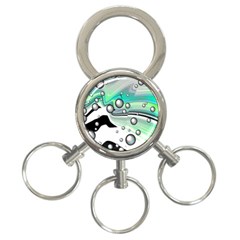 Small And Big Bubbles 3-Ring Key Chains