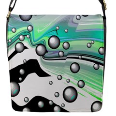 Small And Big Bubbles Flap Messenger Bag (S)