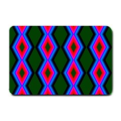 Quadrate Repetition Abstract Pattern Small Doormat  by Nexatart