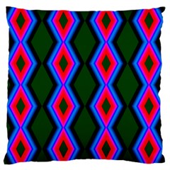 Quadrate Repetition Abstract Pattern Large Cushion Case (two Sides) by Nexatart