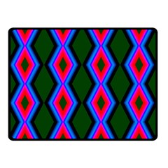 Quadrate Repetition Abstract Pattern Double Sided Fleece Blanket (small)  by Nexatart