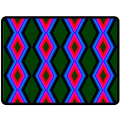 Quadrate Repetition Abstract Pattern Double Sided Fleece Blanket (large) 