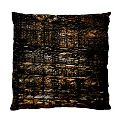 Wood Texture Dark Background Pattern Standard Cushion Case (two Sides) by Nexatart