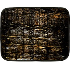 Wood Texture Dark Background Pattern Double Sided Fleece Blanket (mini)  by Nexatart