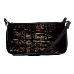 Wood Texture Dark Background Pattern Shoulder Clutch Bags Front