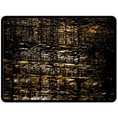 Wood Texture Dark Background Pattern Fleece Blanket (large)  by Nexatart