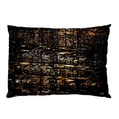 Wood Texture Dark Background Pattern Pillow Case (two Sides) by Nexatart