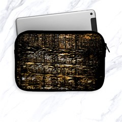 Wood Texture Dark Background Pattern Apple Ipad Mini Zipper Cases by Nexatart