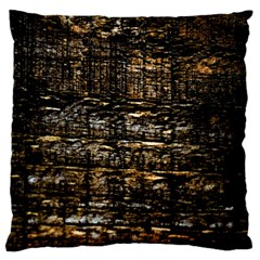 Wood Texture Dark Background Pattern Standard Flano Cushion Case (two Sides) by Nexatart