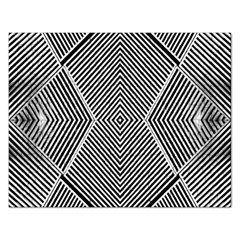 Black And White Line Abstract Rectangular Jigsaw Puzzl