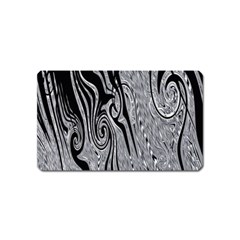 Abstract Swirling Pattern Background Wallpaper Magnet (name Card) by Nexatart