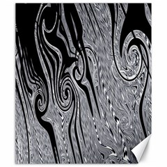 Abstract Swirling Pattern Background Wallpaper Canvas 20  X 24   by Nexatart