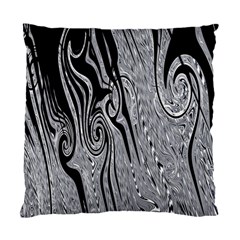 Abstract Swirling Pattern Background Wallpaper Standard Cushion Case (two Sides) by Nexatart