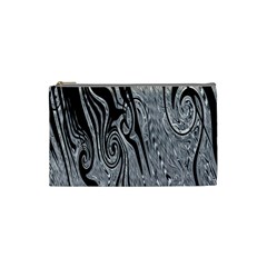 Abstract Swirling Pattern Background Wallpaper Cosmetic Bag (small)  by Nexatart