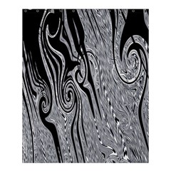 Abstract Swirling Pattern Background Wallpaper Shower Curtain 60  X 72  (medium)  by Nexatart