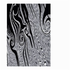 Abstract Swirling Pattern Background Wallpaper Small Garden Flag (two Sides) by Nexatart