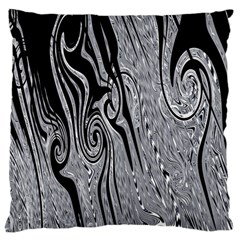 Abstract Swirling Pattern Background Wallpaper Large Flano Cushion Case (two Sides) by Nexatart