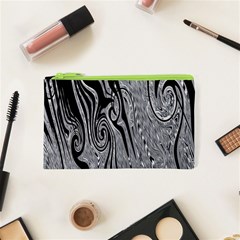 Abstract Swirling Pattern Background Wallpaper Cosmetic Bag (xs) by Nexatart