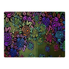 Grunge Rose Background Pattern Double Sided Flano Blanket (mini)  by Nexatart